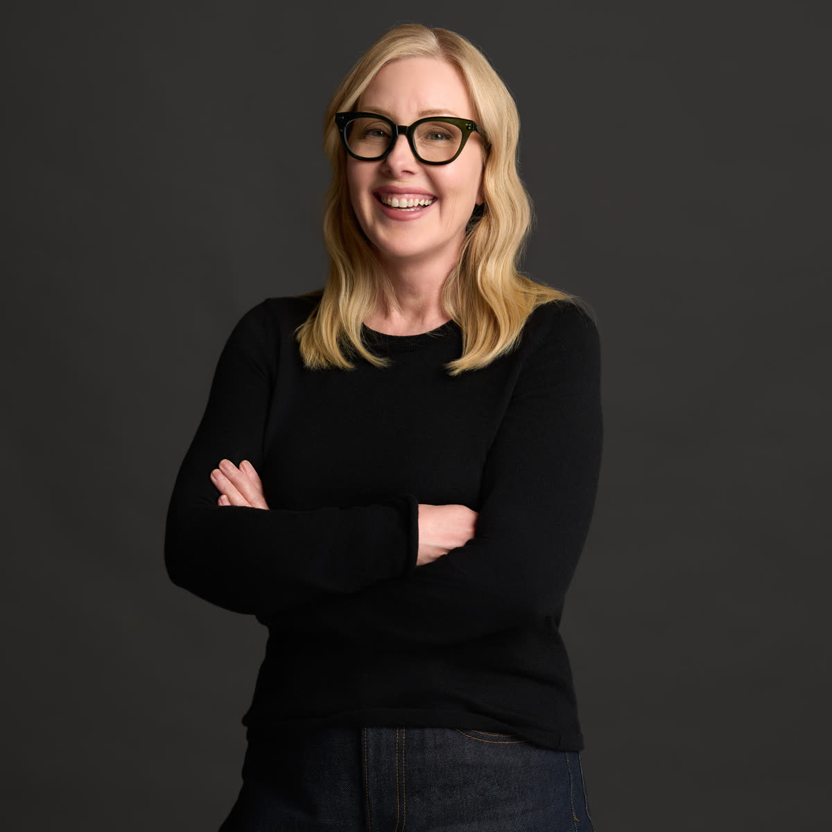 Christine Thompson in the studio